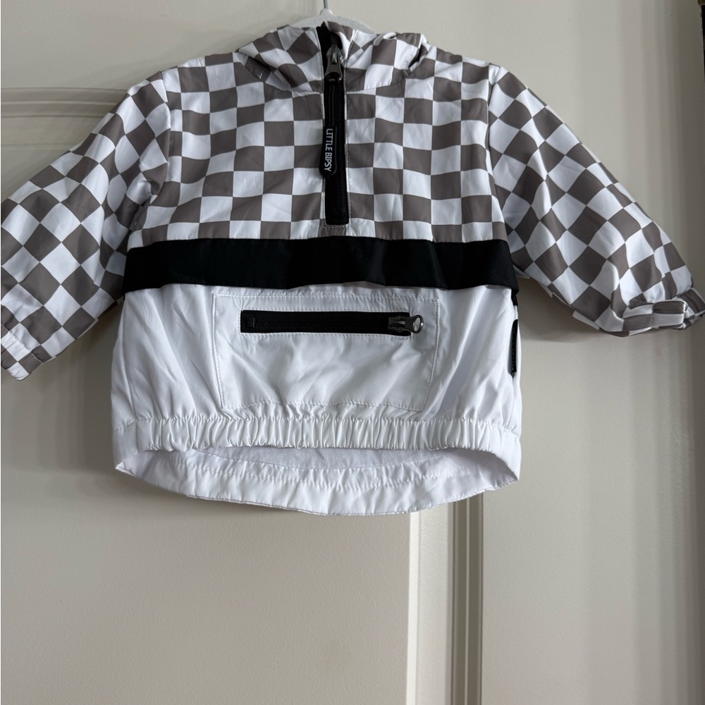 Little Bipsy Checkered Jacket with Hood